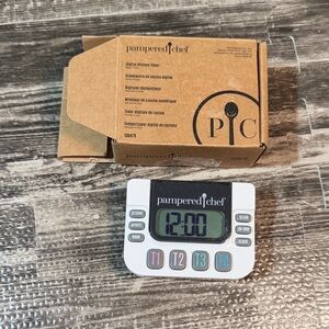 Pampered Chef Digital Kitchen Timer NIB